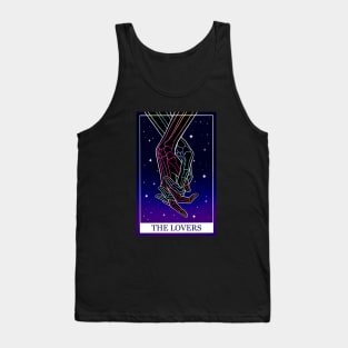 Modern Tarot card The Lovers Tank Top